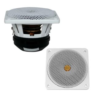 DC Gold Audio N4R Reference 4″ White 4 Ohm 300 Watt Waterproof Marine Speakers