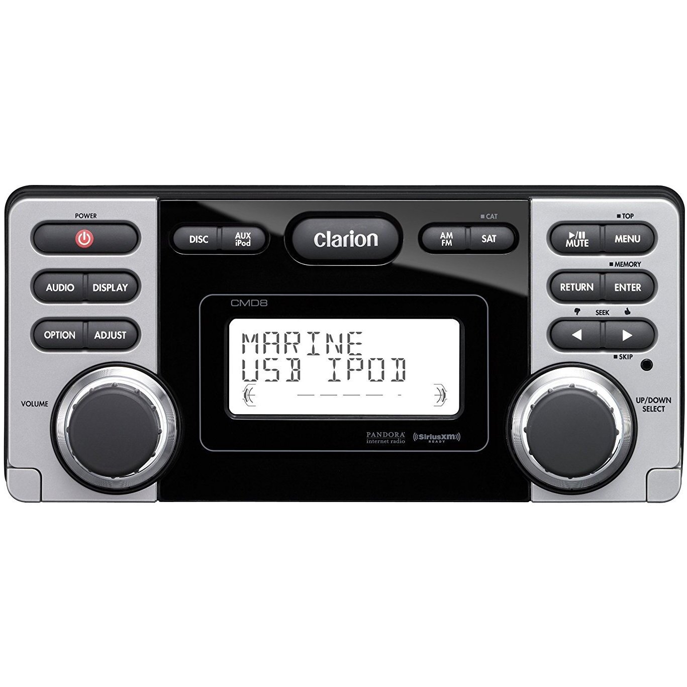 Clarion M109 Silver AM/FM Radio Receiver CD Player WMA 200 Watt Marine  Stereo - Rock The Boat Audio