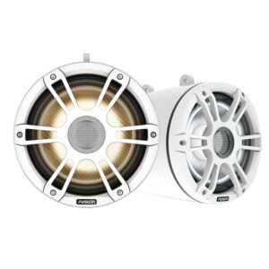 Fusion 010-02773-50 White 8.8″ Signature Series 3i Marine Wake Tower Speakers