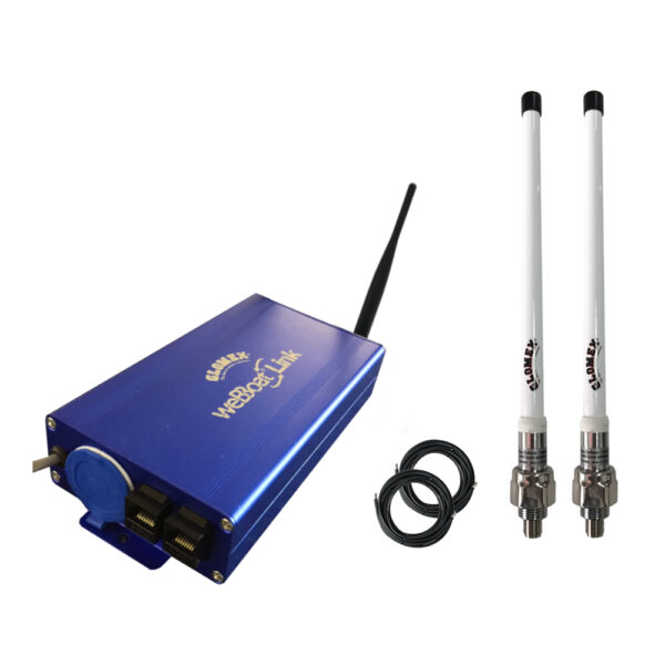 Glomex WeBBoat® Link Ext Single SIM 4G/WiFi Indoor Unit Coastal & Ocean Internet System - Extended Range Kit For North America
