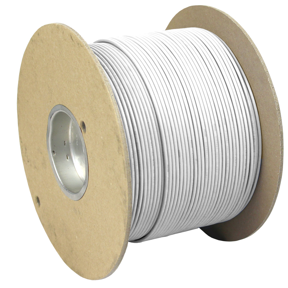Pacer White 14 AWG Primary Wire - 1,000'