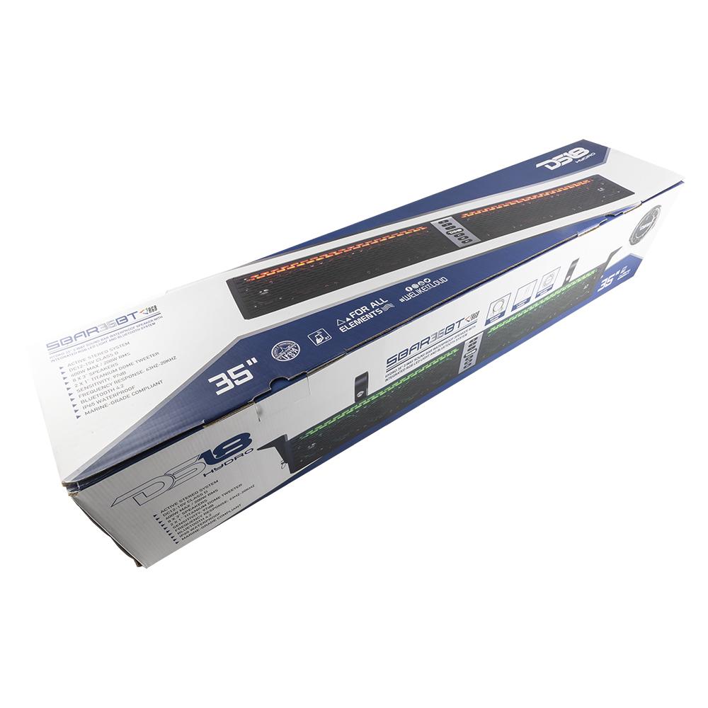 DS18 SBAR35BT 35" Hydro Amplified Waterproof Soundbar With RGB LED Lights - Image 5