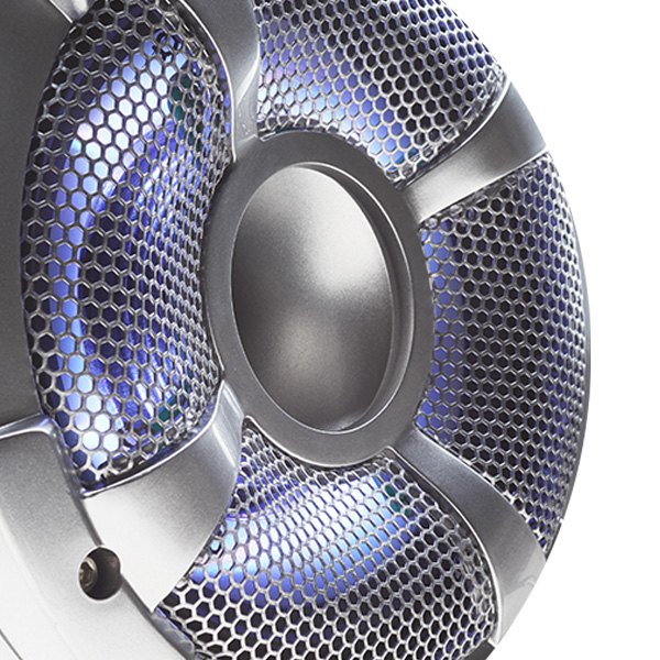 PowerBass XL-POD6LR Silver 6.5" 150 Watt Waterproof Marine Wakeboard Tower Speakers With RGB LED Accent Lights - Image 2
