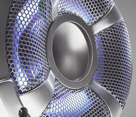 PowerBass XL-POD8LR Silver 8" 250 Watt Waterproof Marine Wakeboard Tower Speakers With RGB LED Accent Lights - Image 5