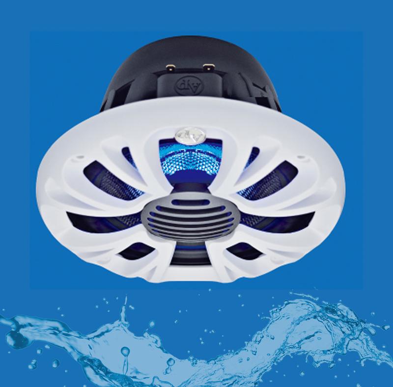 Audiopipe APMP-T625LD 6.5" 250 Watt Waterproof Marine Speakers With RGB LED Lights - Image 4