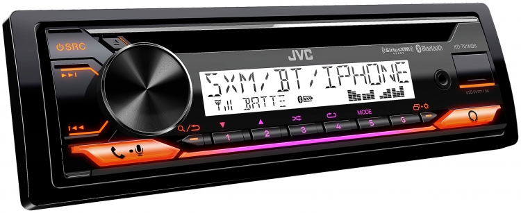 JVC KDT91MBS AM/FM Radio Receiver CD Player USB Port Bluetooth SiriusXM Ready Alexa iPhone Control Pandora Spotify Marine Stereo - Image 3