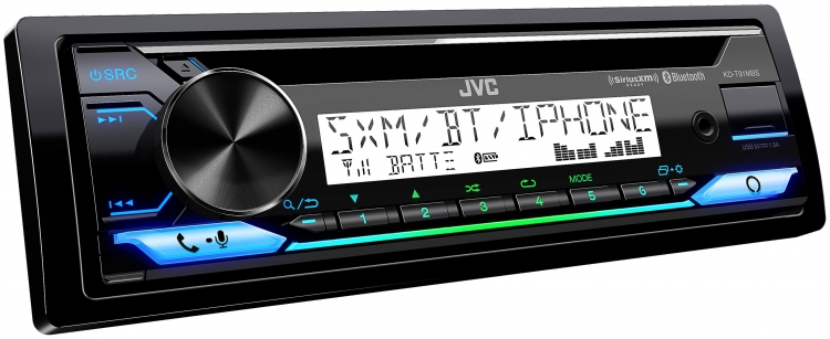 JVC KDT91MBS AM/FM Radio Receiver CD Player USB Port Bluetooth SiriusXM Ready Alexa iPhone Control Pandora Spotify Marine Stereo - Image 4
