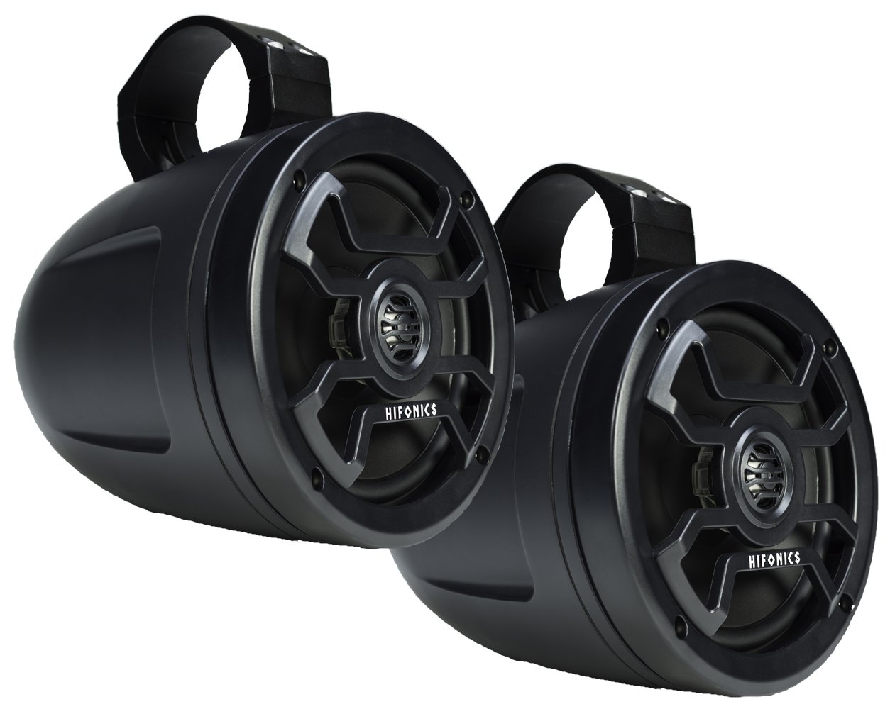 Hifonics TPSCMS65 Black 6.5 inch 150 Watt Waterproof Marine Wakeboard Tower Speakers - Image 2