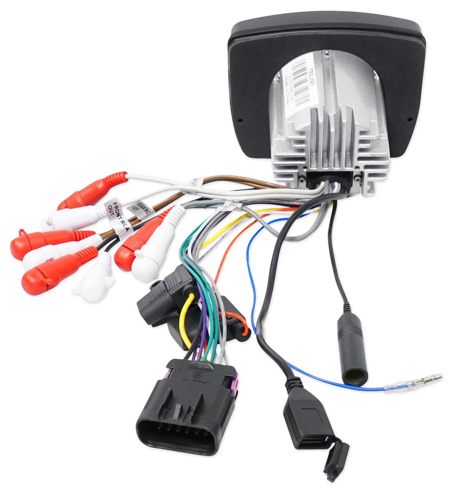 Hifonics TPS-MR1 AM/FM Radio Receiver USB Port iPhone Control Gauge Size Bluetooth Waterproof Marine Stereo - Image 4
