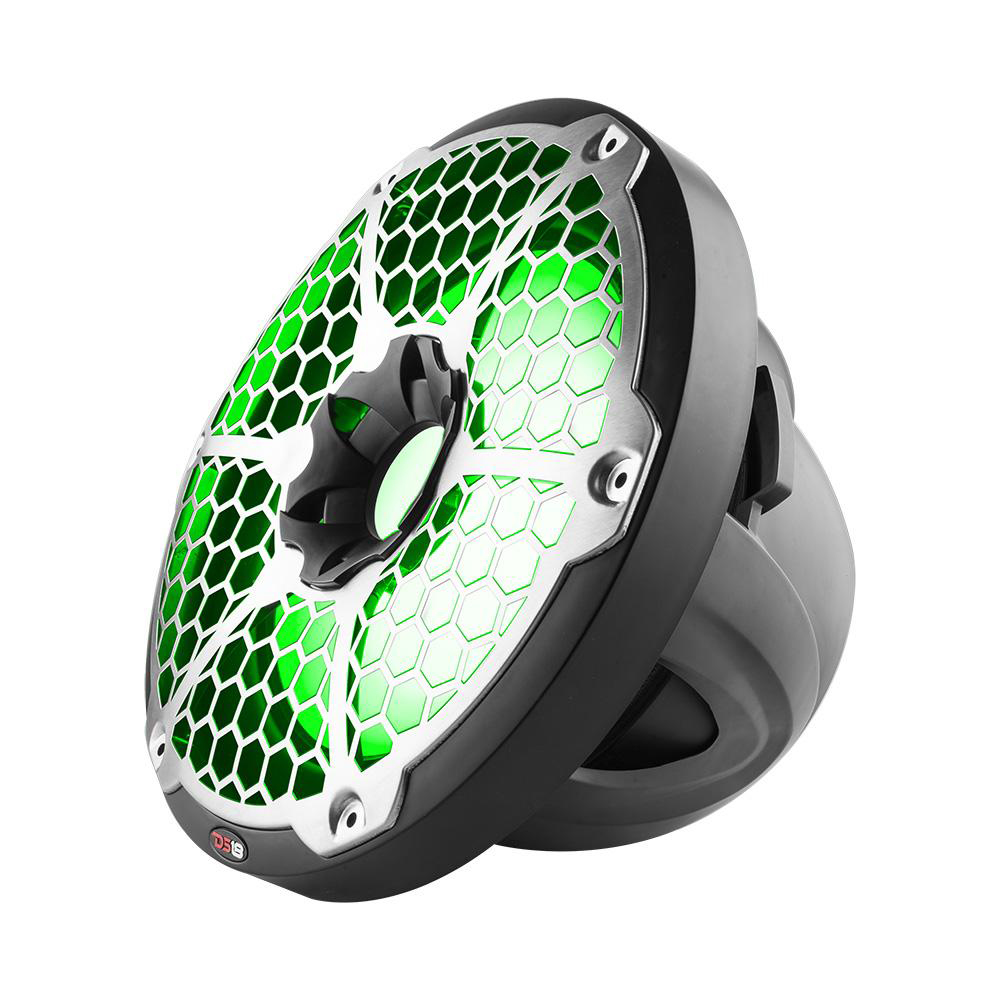 DS18 NXL12SUBBK Black/Silver 12" 700 Watt Waterproof Marine Subwoofer With RGB LED Accent Lighting - Image 3