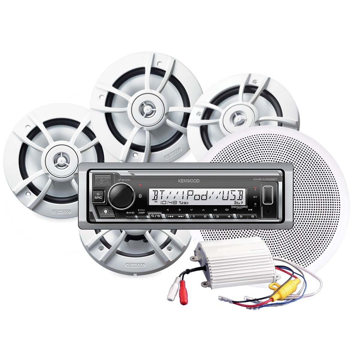 Kenwood KMRM328BTPKG2 Marine Subwoofer