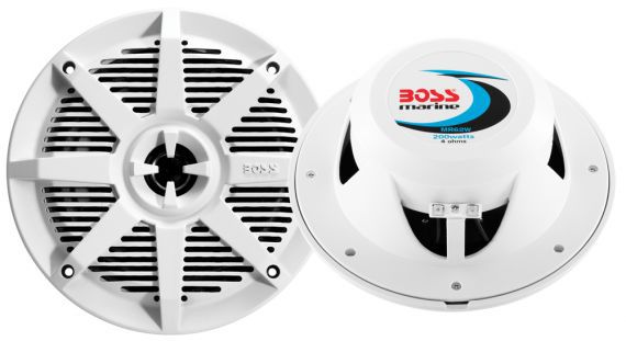 Boss Audio MR400UAB AM/FM Radio Receiver USB Port Bluetooth 200 Watt Marine Stereo With 2 Pairs Of Waterproof Speakers - Image 2