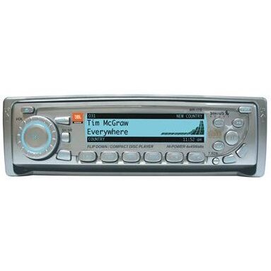 JBL MR16 Silver Remanufactured AM/FM Radio Receiver CD Player Rear Aux Input Marine Stereo