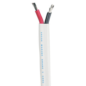 Ancor Standard Duplex Cable – Flat 16/2 AWG – 2 x 1mm² Red/Black – 100′