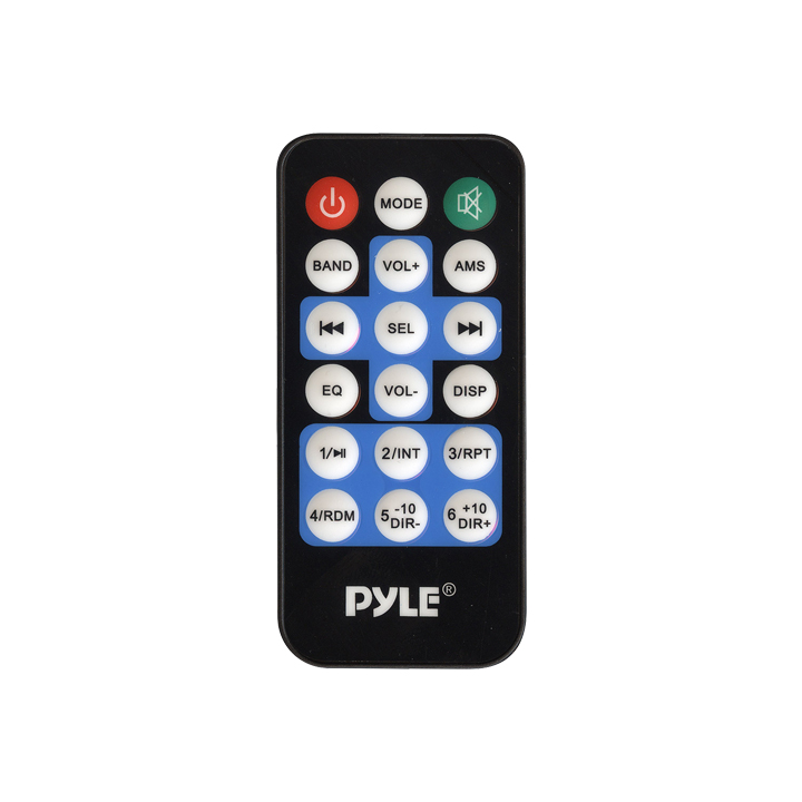 Pyle PLCD14MRKT Black AM/FM Radio Receiver CD Player With 2 Waterproof Speakers Splash Cover Wireless Remote - Image 3