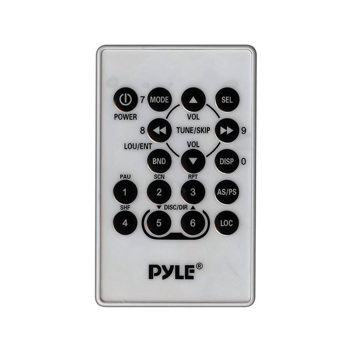 Pyle PLCD3MR White AM/FM Radio Receiver CD Player USB Port 160 Watt Marine Stereo - Image 2