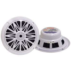 Pyle PLMR62 White 6.5″ 200 Watt Coaxial Waterproof Marine Speakers
