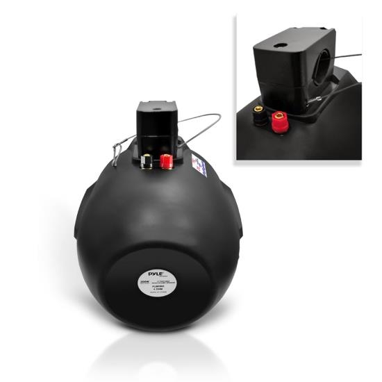 Pyle PLMRB85 Black 8" 300 Watt Waterproof Wakeboard Tower Marine Speakers - Image 4
