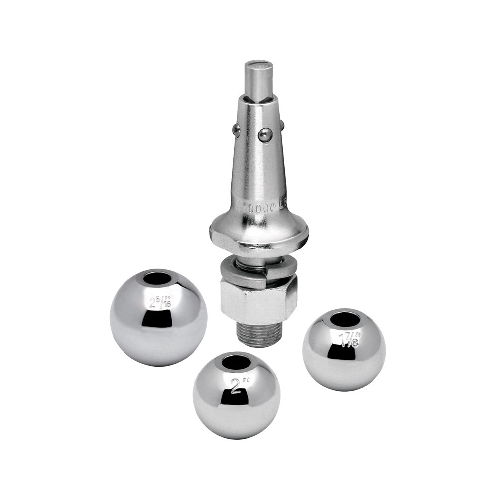 Draw-Tite Interchangeable Hitch Ball With 1" Shank - 1-7/8", 2", 2-5/16" Balls