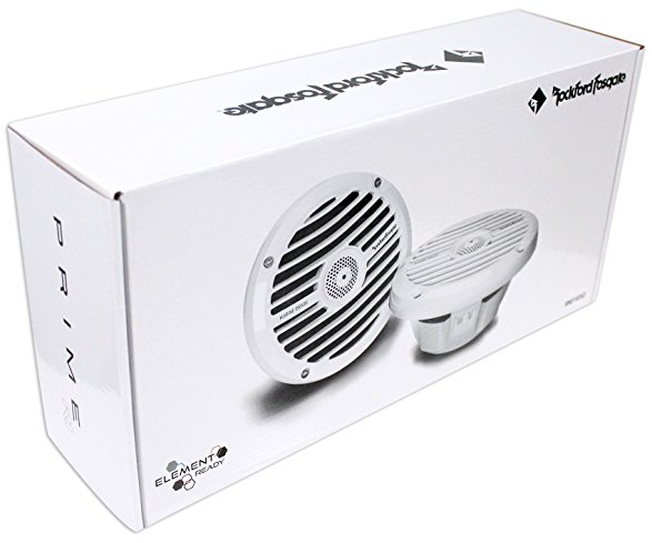 Rockford Fosgate RM1652 Prime Series 6.5" White 150 Watt Coaxial Waterproof Marine Speakers - Image 4