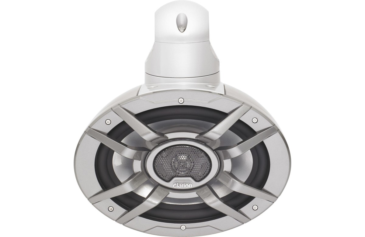 Clarion CM7123T 8" x 12" 200 Watt 360 Degree Swivel Waterproof Wakeboard Tower Speakers - Image 4