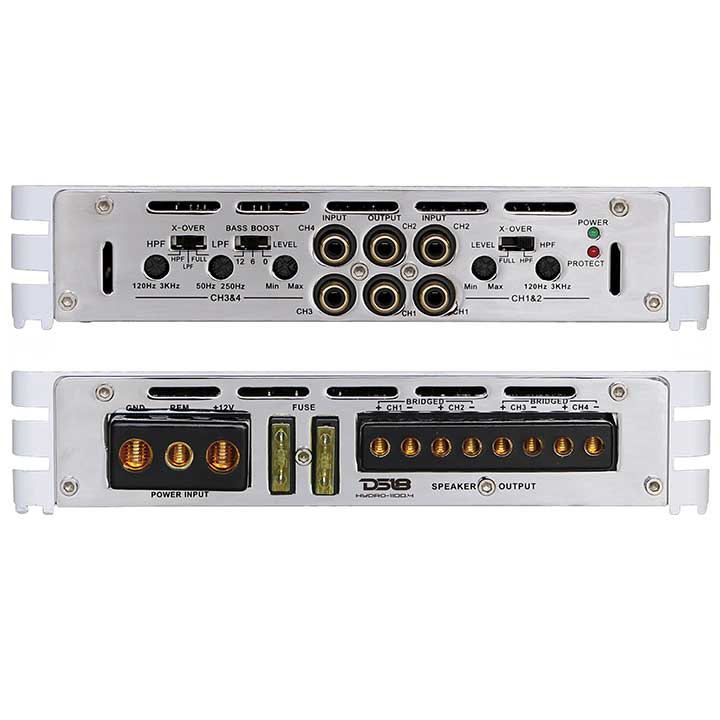 DS18 HYDRO-11004 1100 Watt 4 Channel Marine Amplifier - Image 3