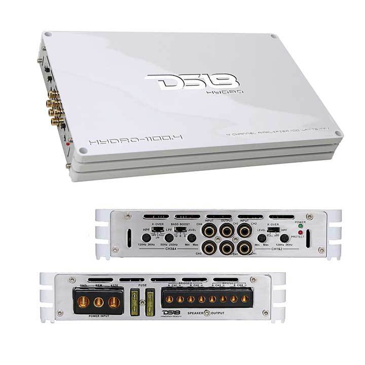 DS18 HYDRO-11004 1100 Watt 4 Channel Marine Amplifier - Image 4