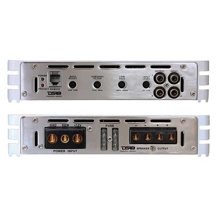 DS18 HYDRO-13001 Monoblock 1 Channel 1300 Watt Marine Amplifier - Image 3
