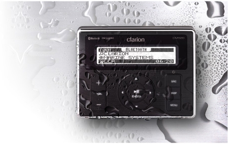 Clarion CMS20 AM/FM Radio Receiver USB Port iPhone Control Weather Band SiriusXM Ready Bluetooth Waterproof Marine Stereo - Image 5