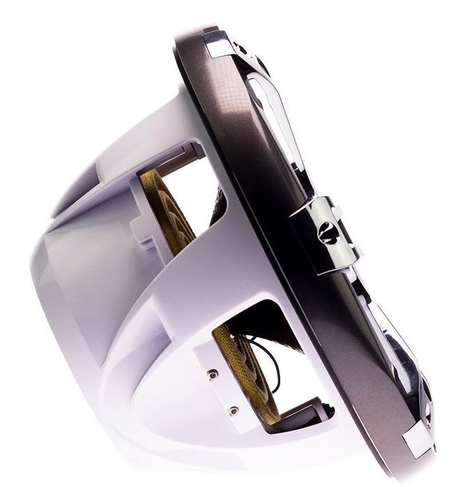 Fusion SG-CL65SPC Silver/Chrome 6.5" Signature Series 230 Watt Waterproof Marine Speakers With LED Accent Lighting - Image 4
