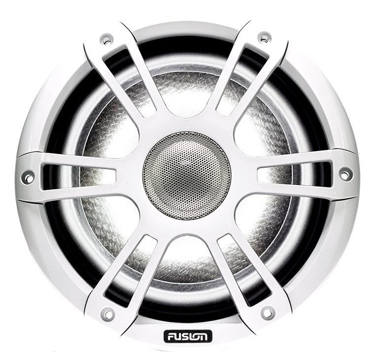 Fusion SG-CL77SPW White 7.7" Signature Series 280 Watt Waterproof Marine Speakers With LED Accent Lighting - Image 2