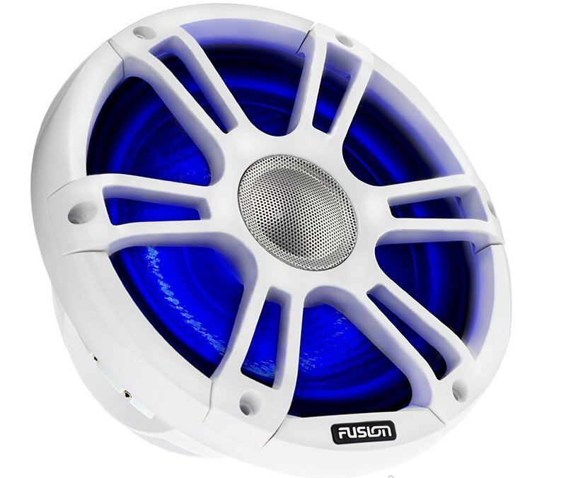 Fusion SG-CL77SPW White 7.7" Signature Series 280 Watt Waterproof Marine Speakers With LED Accent Lighting - Image 3