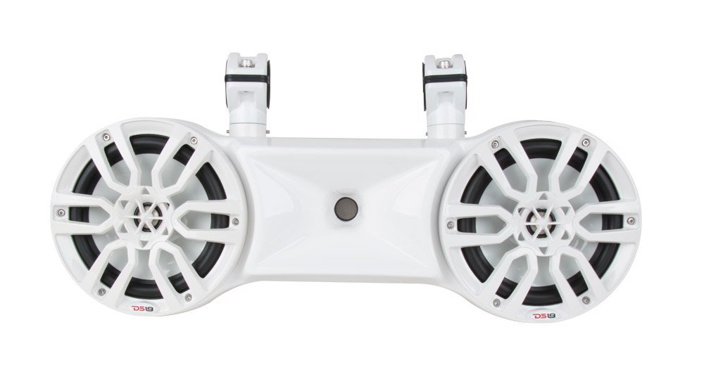 DS18 NXL-62TDW 6.5" White Double Tower 750 Watt Waterproof Marine Speakers With RGB LED Accent Lighting - Image 4