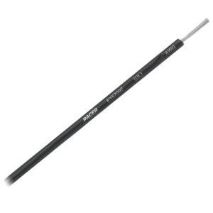 Pacer Black 16 AWG Primary Wire – 25'