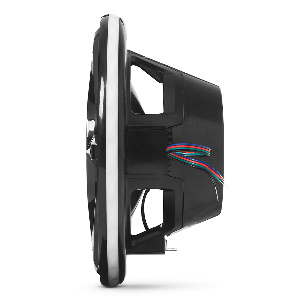 JBL MB8030AM Black 8" Coaxial Stadium Series 150 Watt Waterproof Marine Speakers With LED Accent Lighting - Image 2
