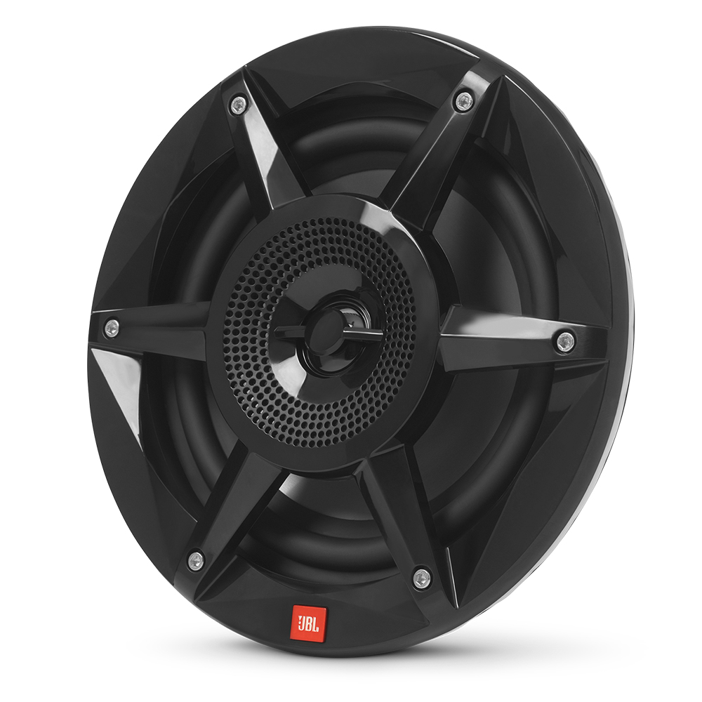 JBL MB8030AM Black 8" Coaxial Stadium Series 150 Watt Waterproof Marine Speakers With LED Accent Lighting - Image 4