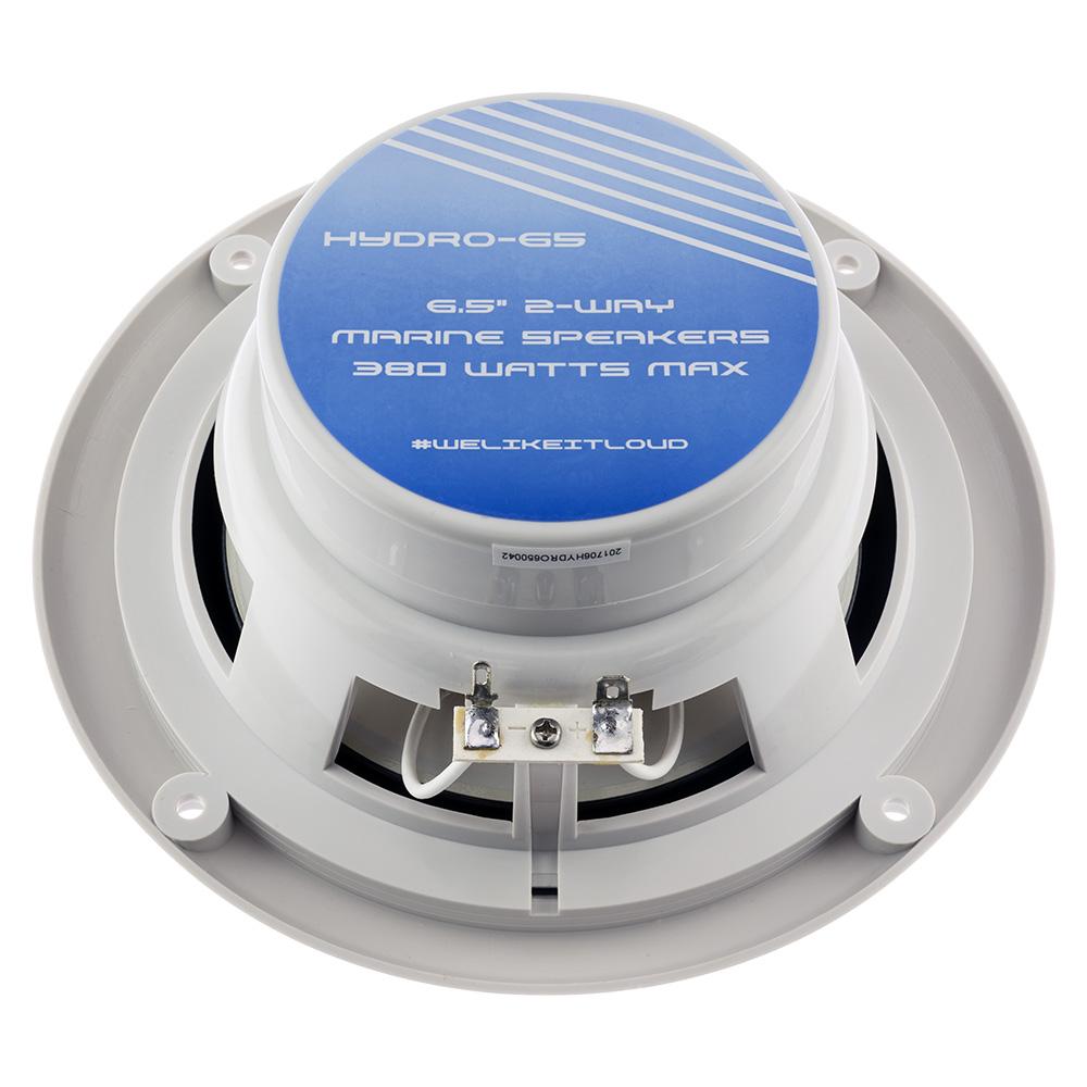 DS18 HYDRO65 6.5" White 380 Watt Waterproof Marine Speakers - Image 4
