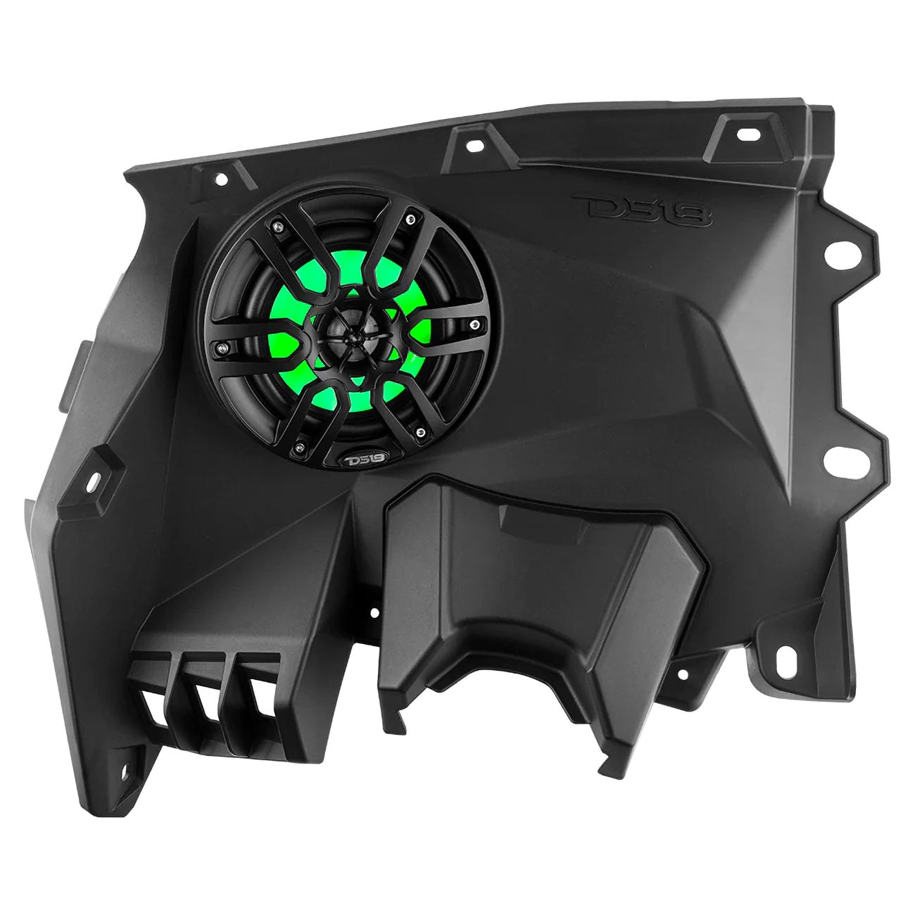 DS18 Can-Am Maverick X3 Dash Panel Loaded Enclosures - 6.5" Speaker Panels with LED Illumination - Image 2