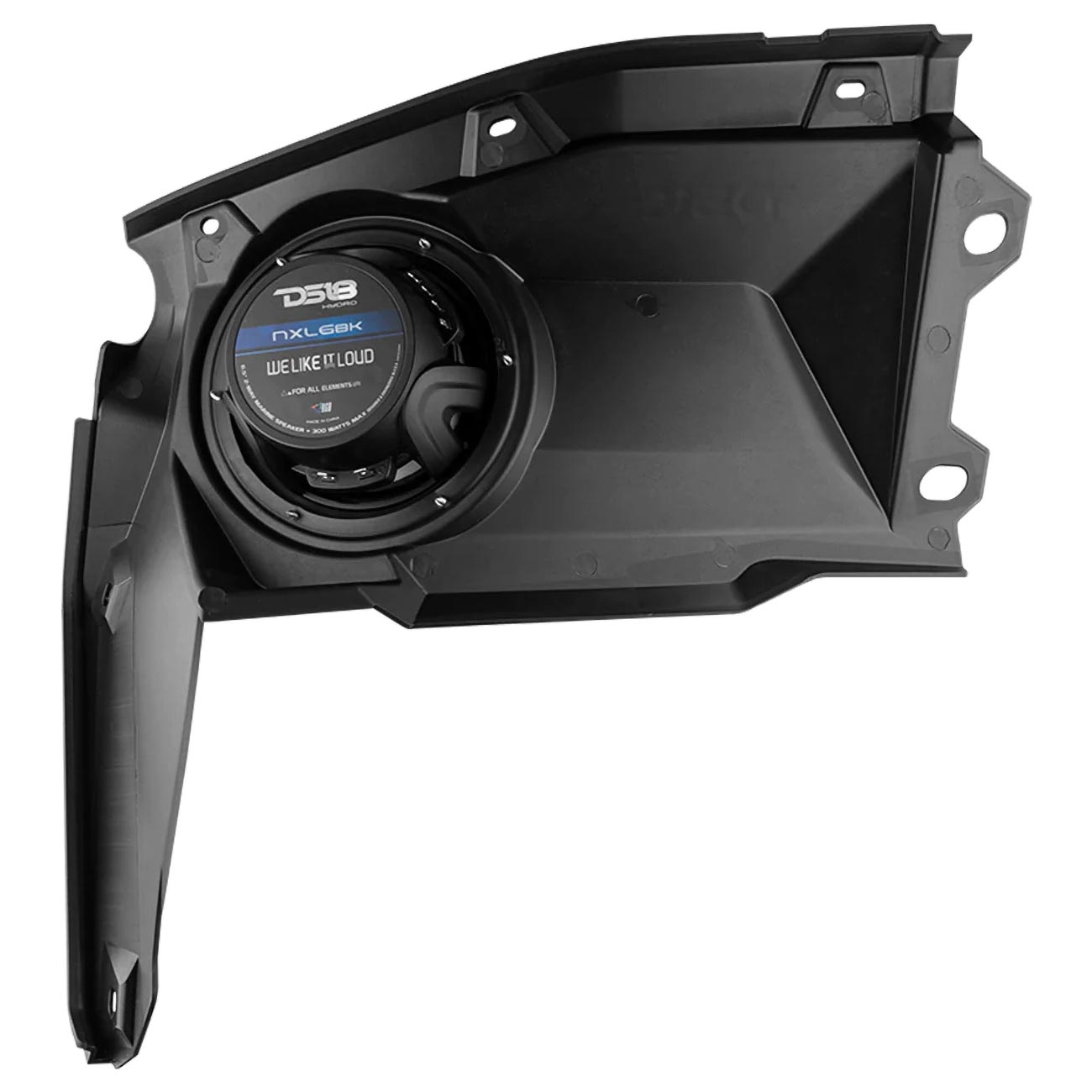 DS18 Can-Am Maverick X3 Dash Panel Loaded Enclosures - 6.5" Speaker Panels with LED Illumination - Image 4