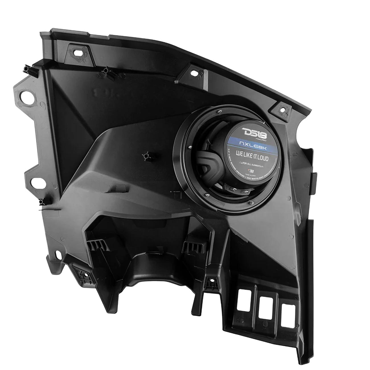 DS18 Can-Am Maverick X3 Dash Panel Loaded Enclosures - 6.5" Speaker Panels with LED Illumination - Image 5