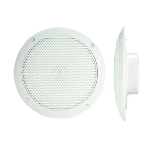 PQN Audio ECO50-4W White 5″ Ultra Slim Mount 4 ohm Full Range Waterproof Speakers