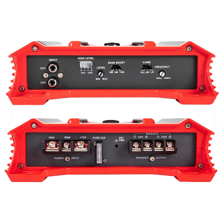 Crunch GP15002 Amplifier Ground Pounder 2 X 325 @ 4 Ohms 2 X 750 @ 2 Ohms 1 X 1500 Watts @ 4 Ohms Bridged - Image 3